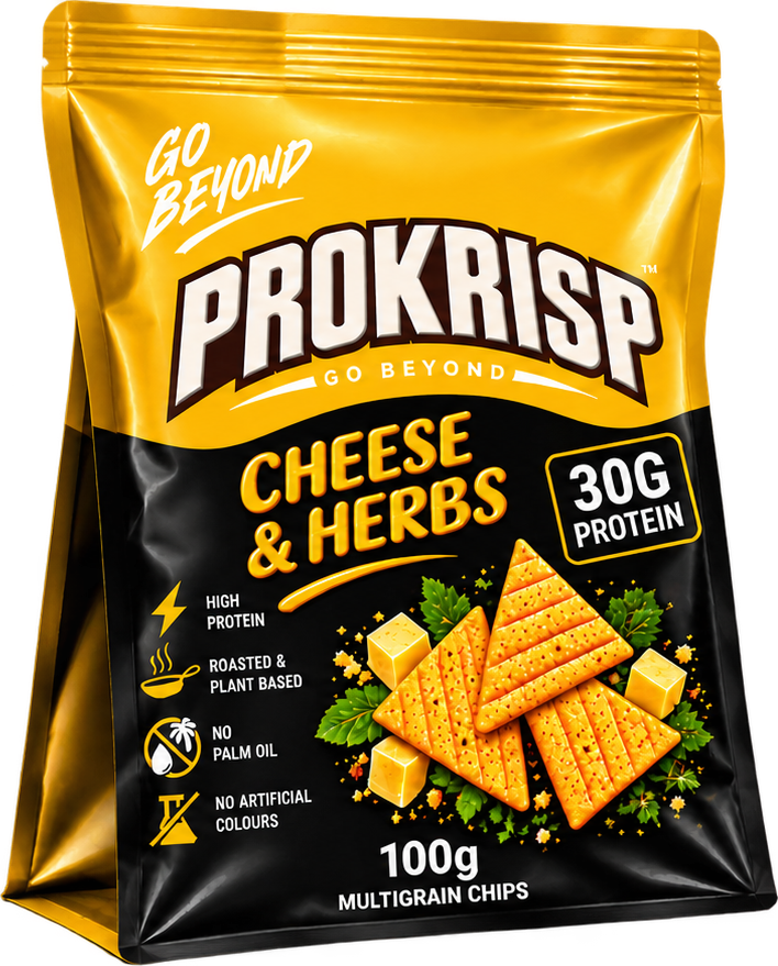 PROKRISP CHEESE & HERBS 100G BIG POUCH